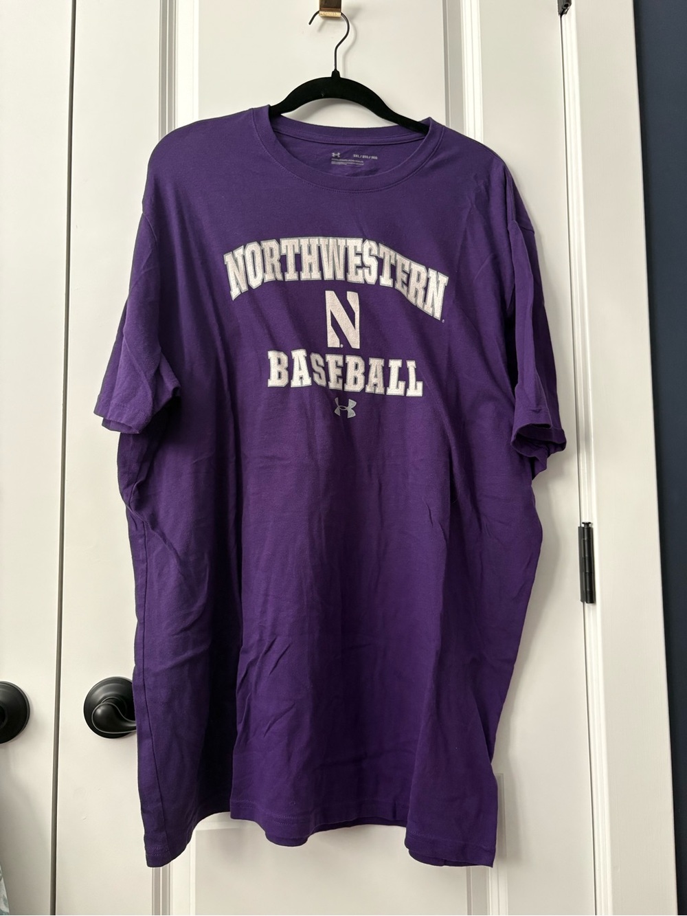 Under Armour Purple Northwestern Baseball Short Sleeve Tee